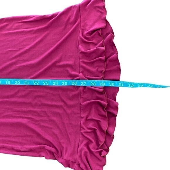 Urban Outfitters UO Grace Ruffle Mini Dress‎ Maroon size Medium - Picture 10 of 10